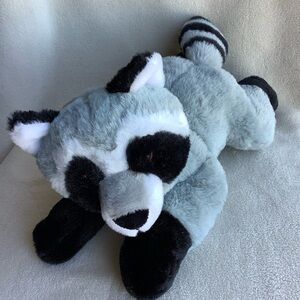 Wild Republic Plush Grey and Black Raccoon Stuffed Animal Toy